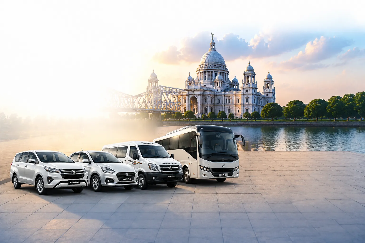 Hire Cars Tempo Travellers and Buses in Kolkata