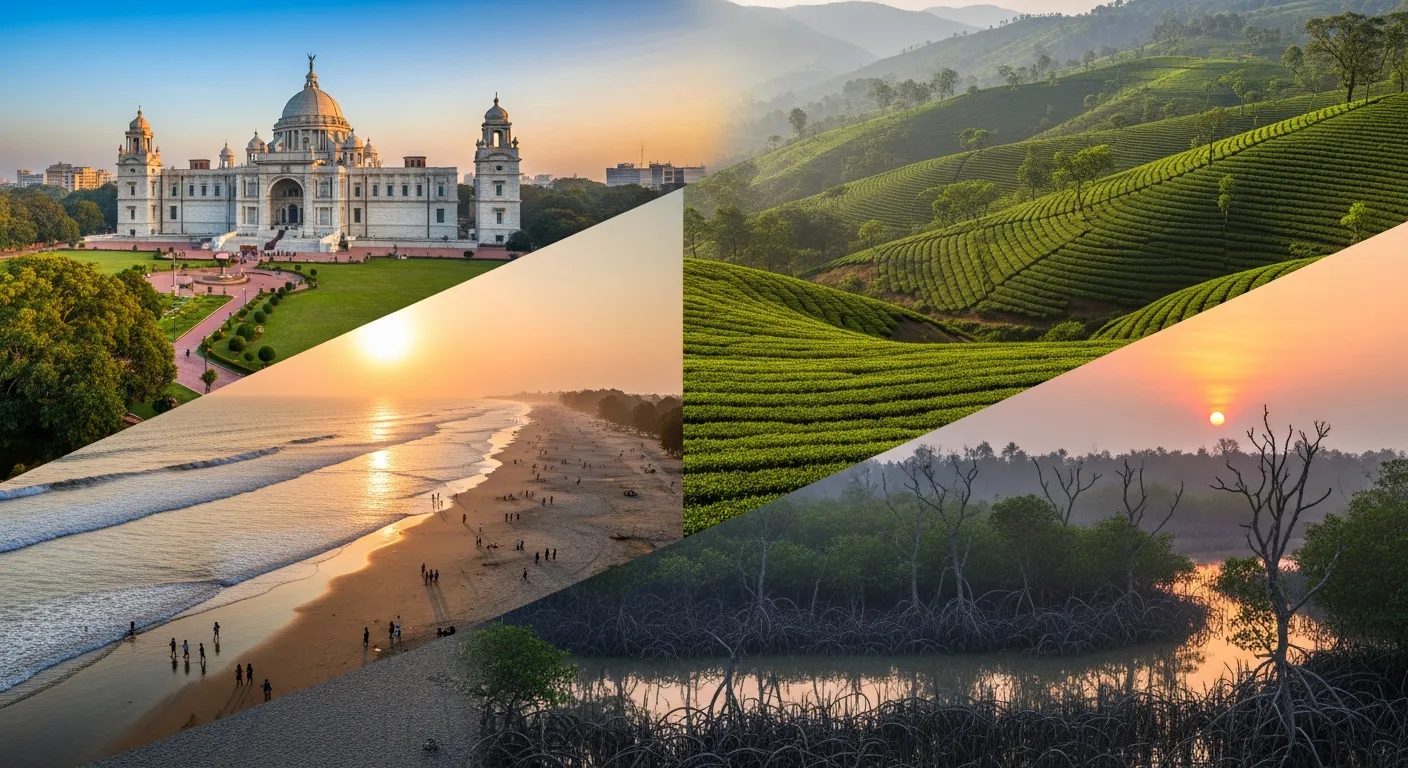 Popular destinations in Eastern India